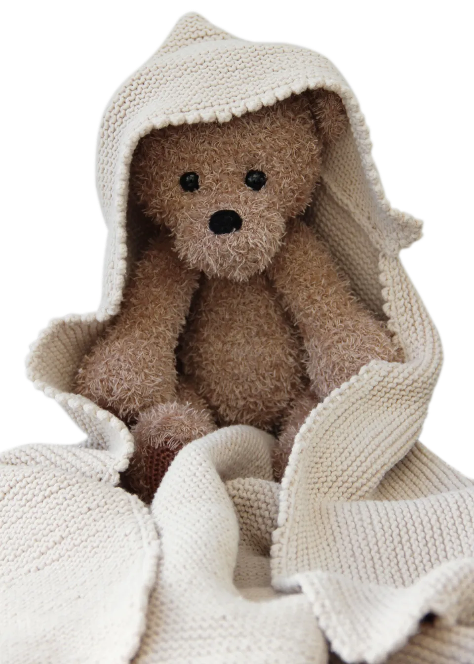 Go Handmade Teddy & Decke hekleoppskrift bamse og teppe
