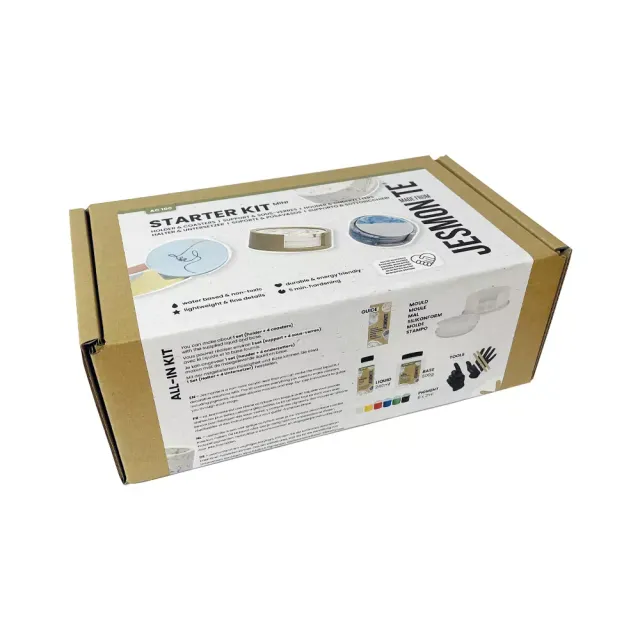 Jesmonite AC100 mini kit 4 runde coasters støpesett