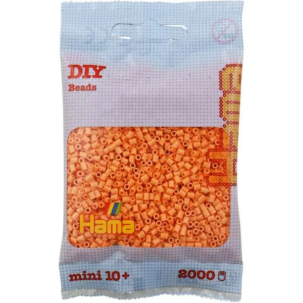 Hama Mini perler lys aprikos 2000 stk 2,5 mm