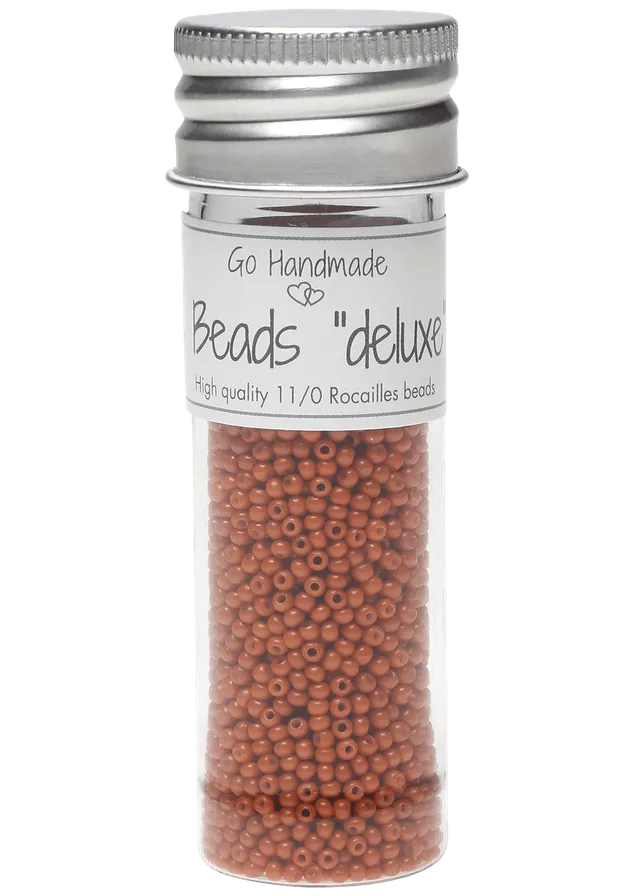 Go Handmade glasperler terracotta 30 g 2,2 mm