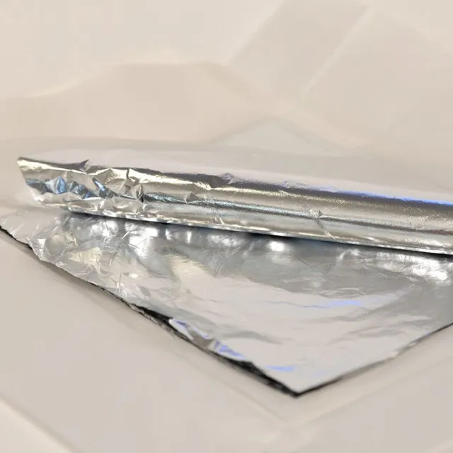 KEM slagmetall bladmetall 100 ark 16x16 cm sølv