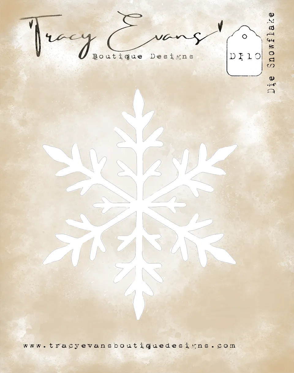 Tracy Evans Design DIE10 Snowflake dies snøkrystall