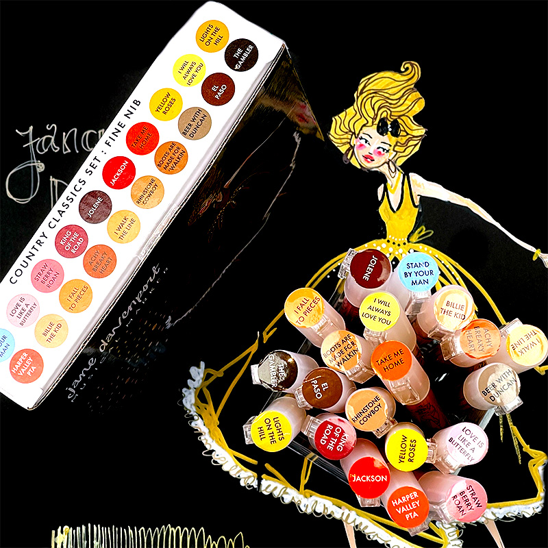 Jane Davenport Colour Paint Pens akryltusj dekkende