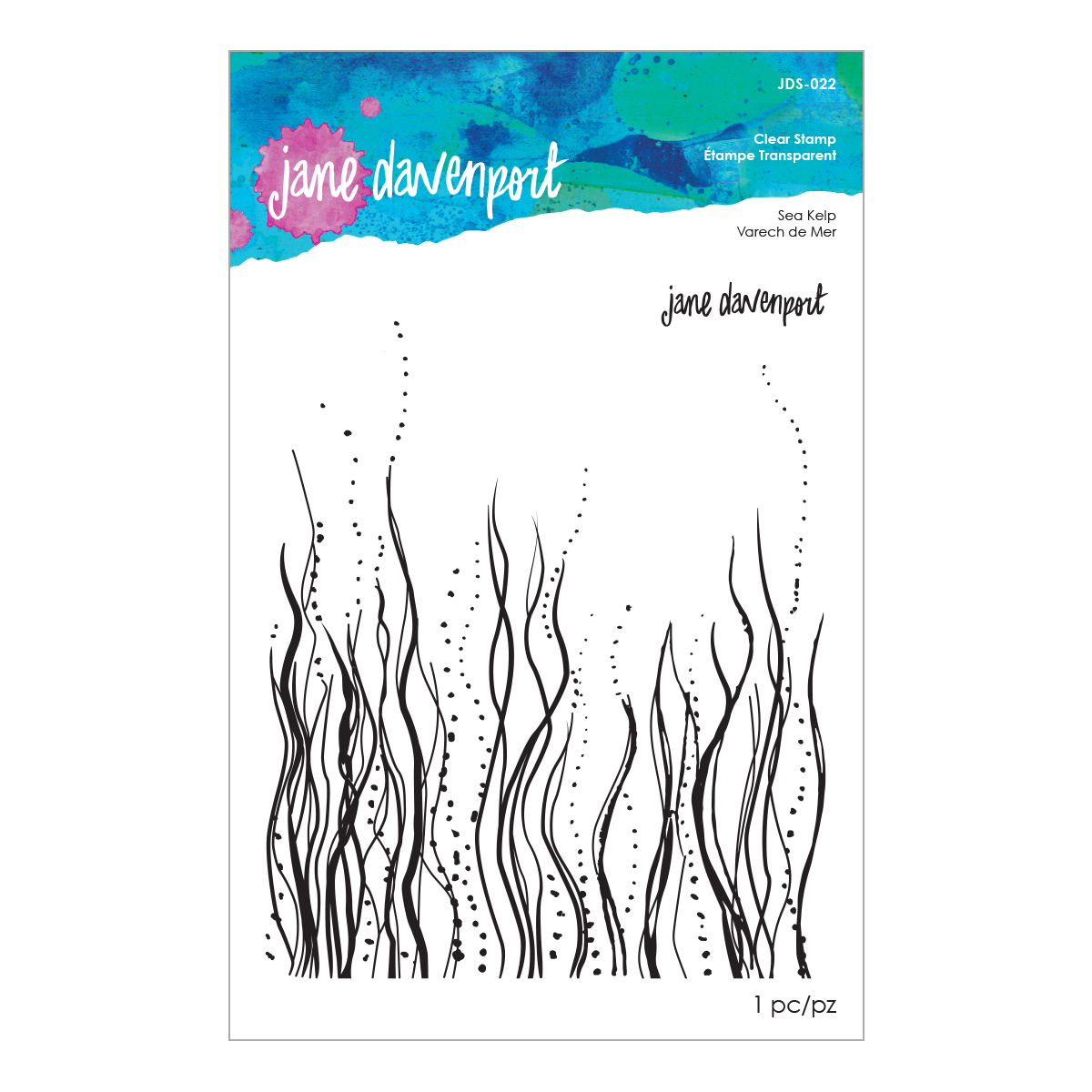 Jane Davenport Sea Kelp clearstempel silikonstempel