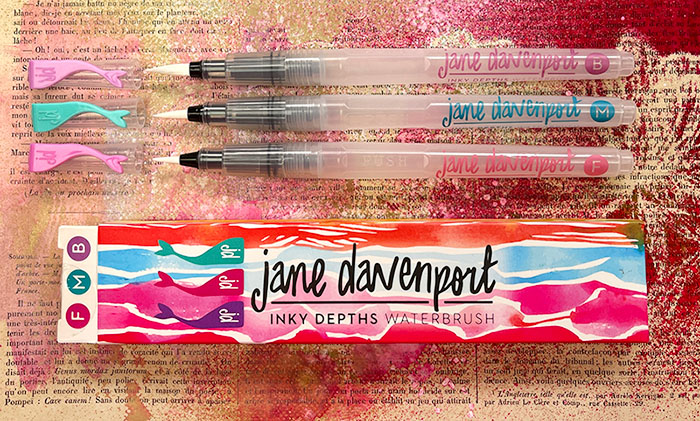 Jane Davenport WaterWand akvarellblyant 48-pk m/tilbehør