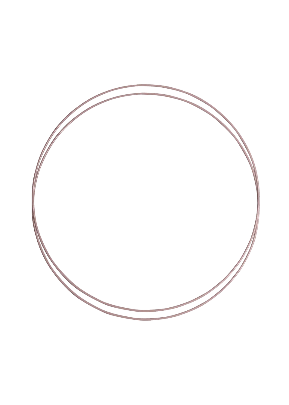 Go Handmade metallringer 25 cm 2 stk sølv