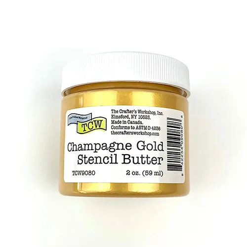 The Crafters Workshop Champagne Gold stencil butter 2 oz gull
