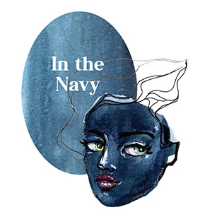 Jane Davenport In The Navy tattooblekk indigo blå
