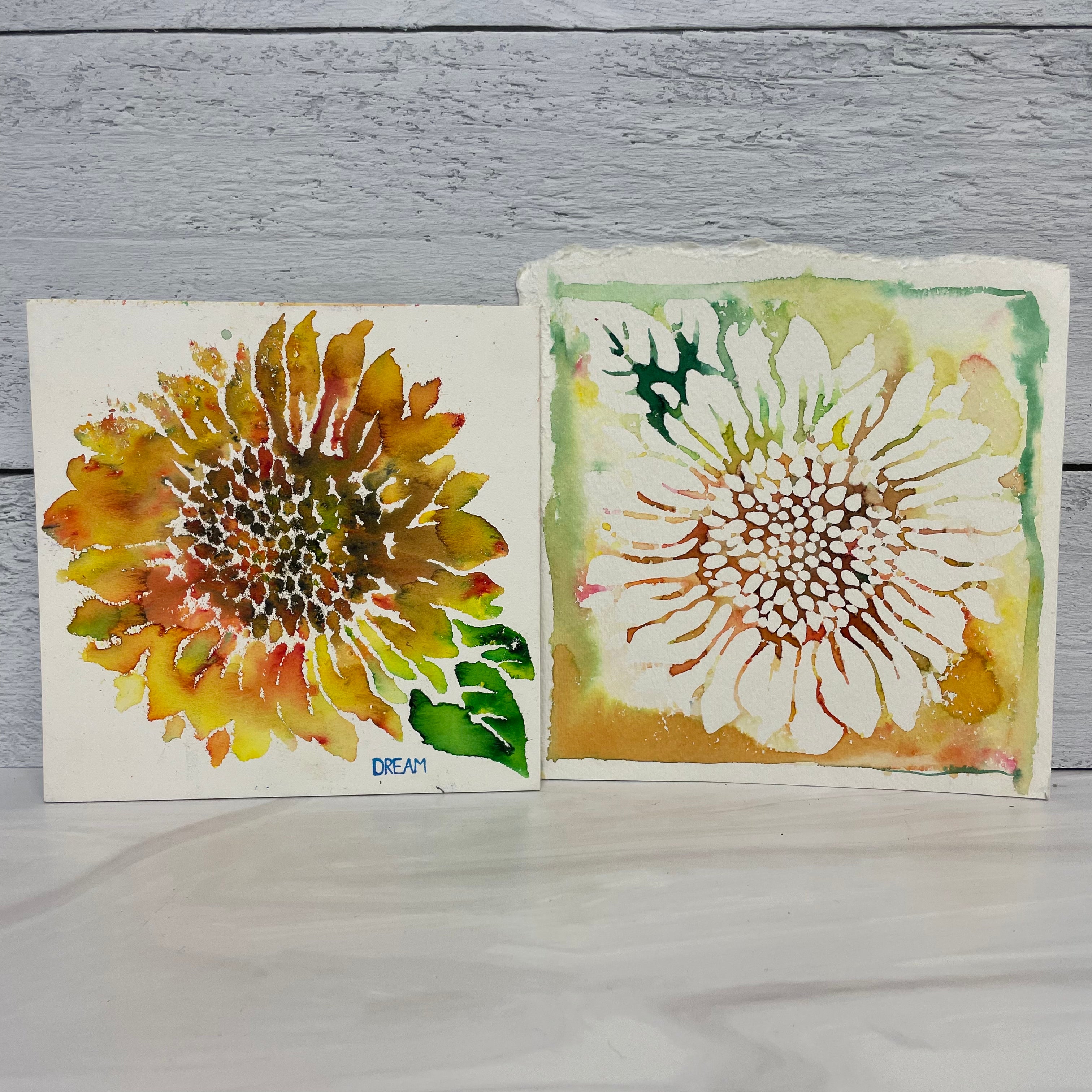 The Crafters Workshop TCW575 Joyful Sunflower sjablong 15x15