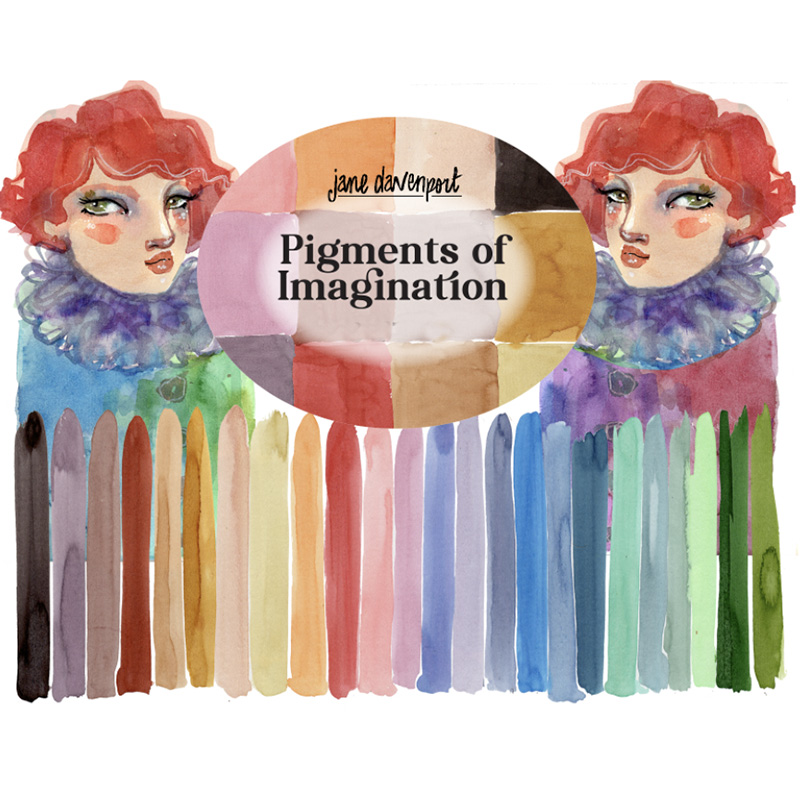 Jane Davenport Waterproof Ink blekk svart til lag