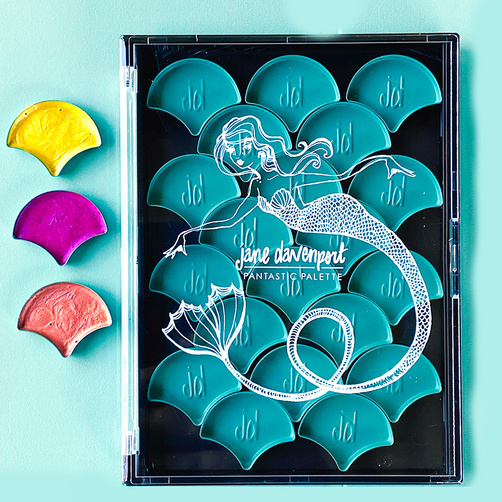Jane Davenport Pantastic Mermaid Scale palett 24 magnetisk