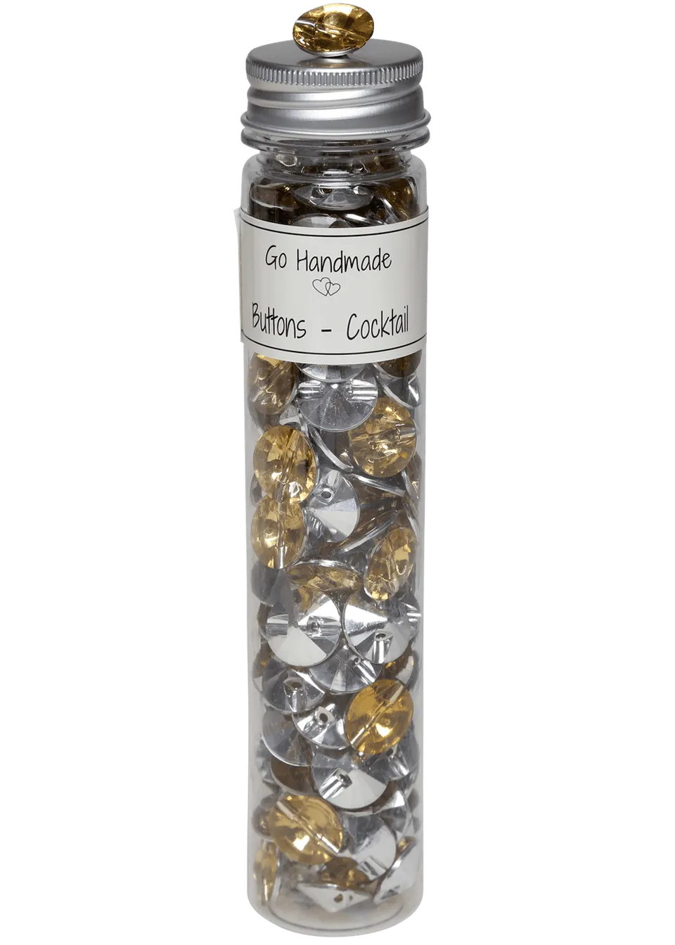 Go Handmade Cocktail knapper tunnellhull 130 stk
