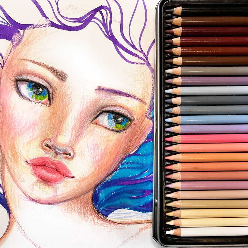 Jane Davenport Draw Happy Starter Kit tegnesett