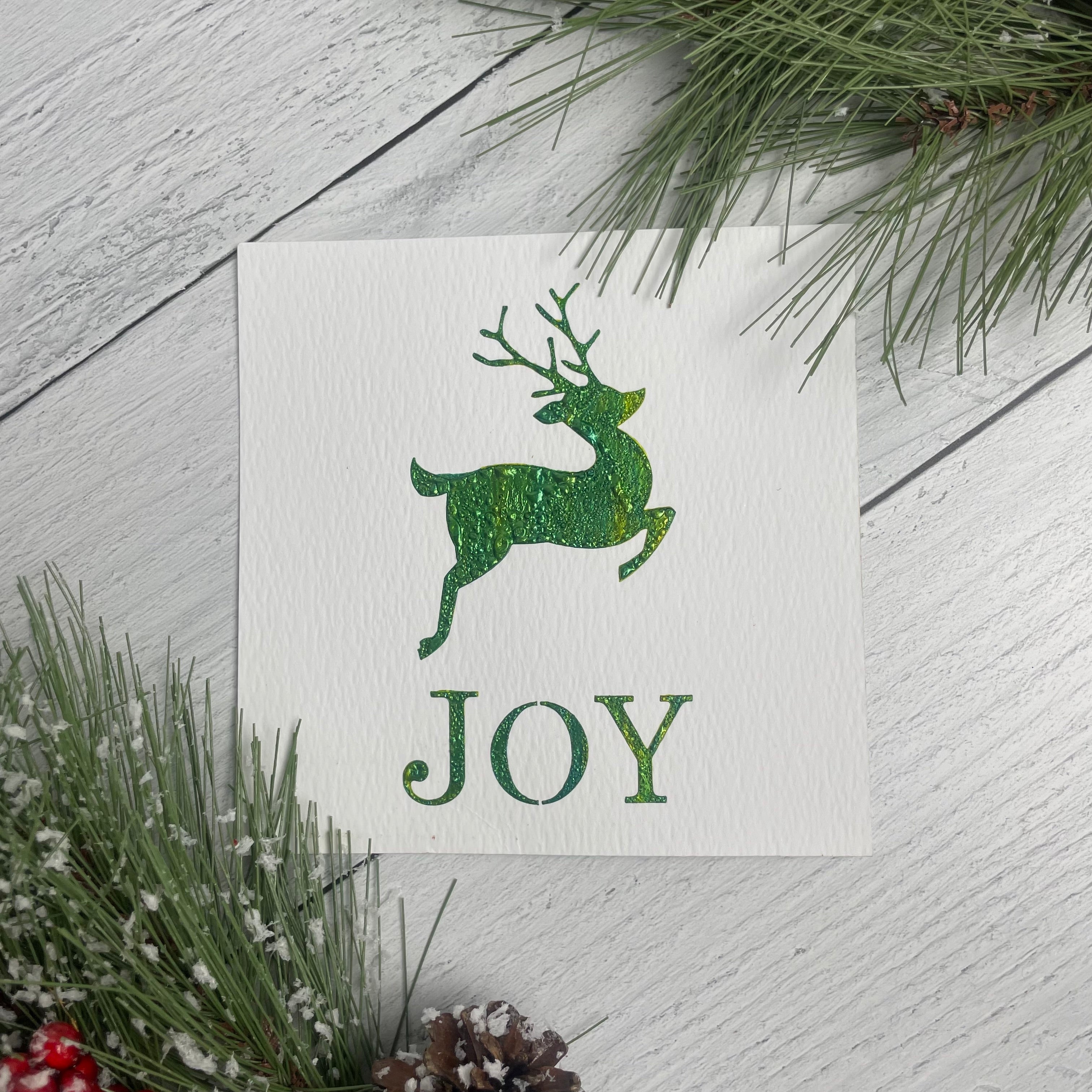 The Crafters Workshop TCW881 Reindeer Joy sjablong 15x15 cm