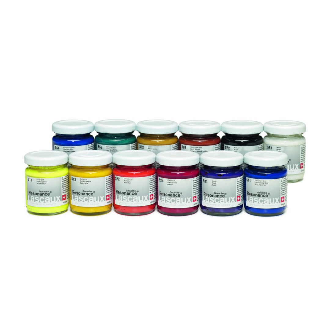 Lascaux Resonance gouachemaling 12x50 ml sett