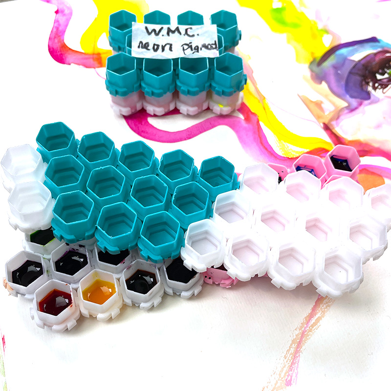 Jane Davenport Honeycomb Ink Wells blekkpalett