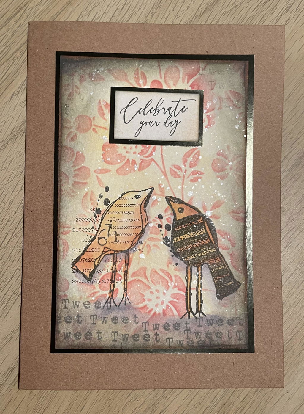 Tracy Evans Design Quirky Birds TE010 stempel A6 fugler