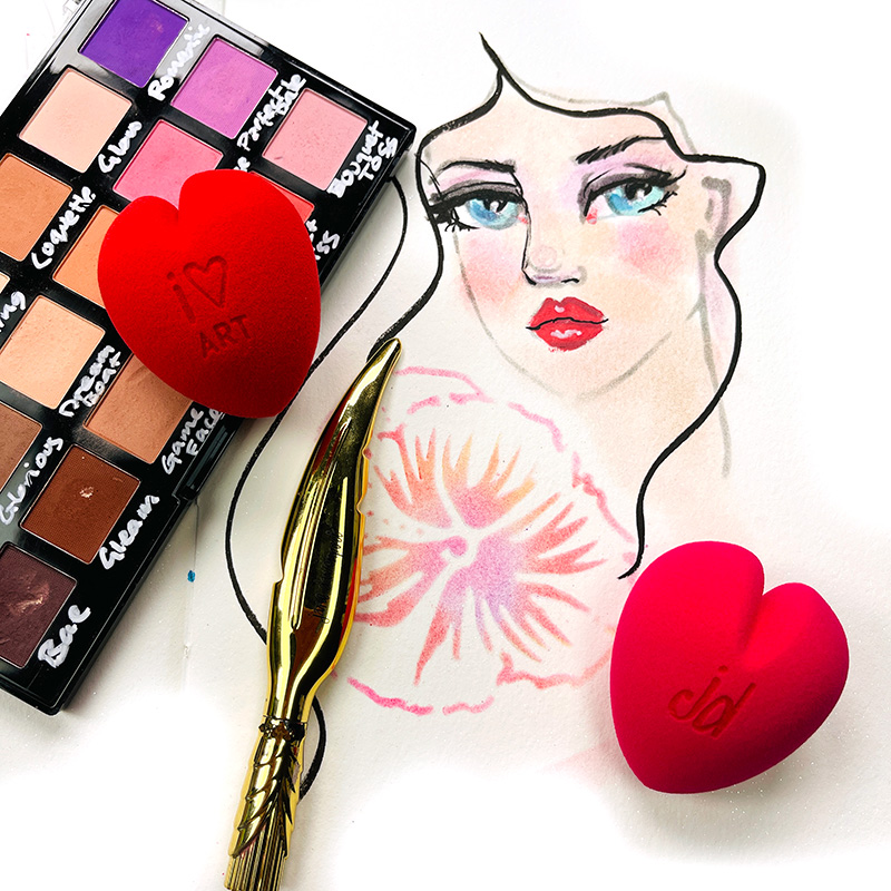 Jane Davenport I Heart Art svamper til blekk og maling