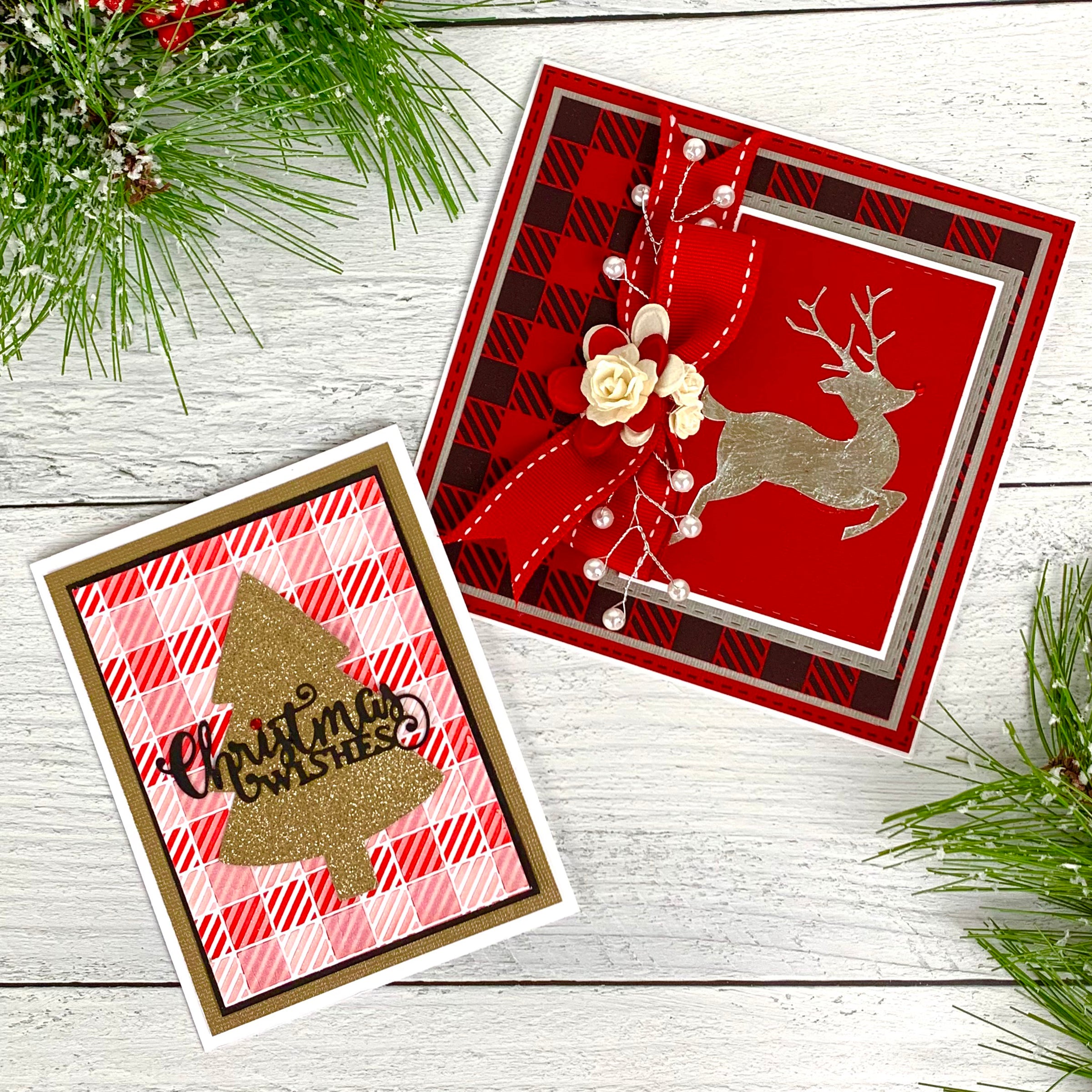 The Crafters Workshop TCW955 Buffalo Plaid sjablong 6x6 ruter