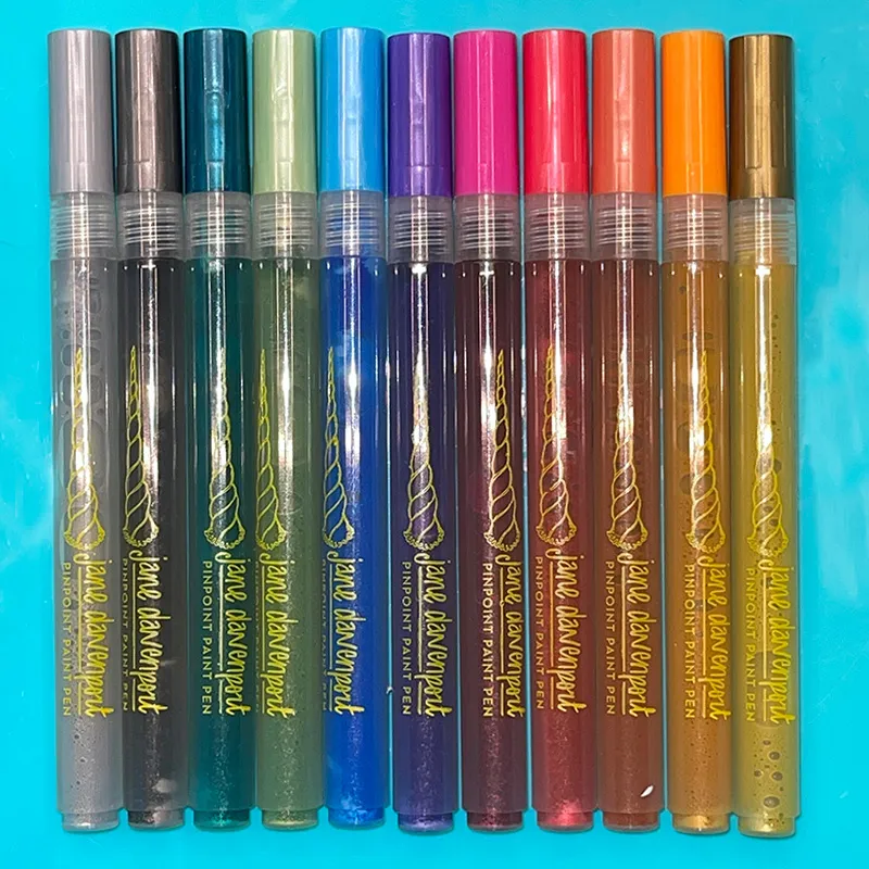 Jane Davenport PinPoint Metallic paint pen superfin glitrende