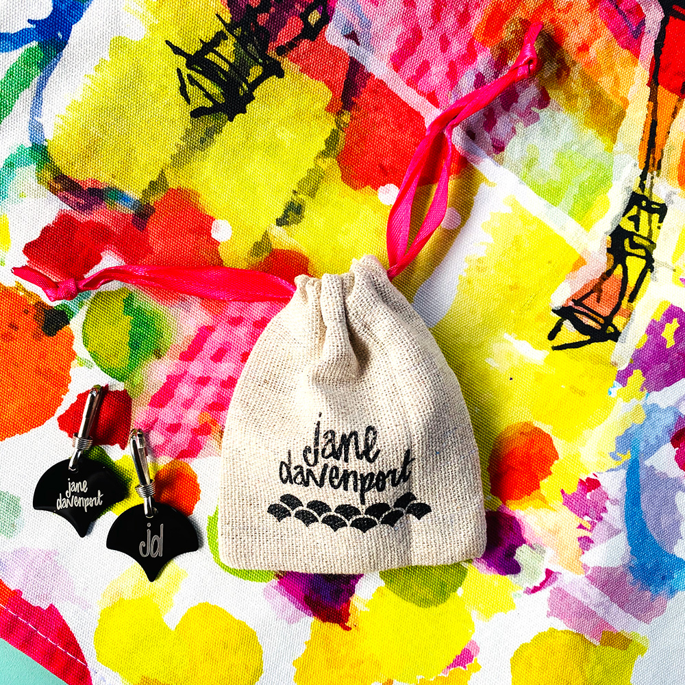 Jane Davenport Monogram Mermaid Scale sjablong