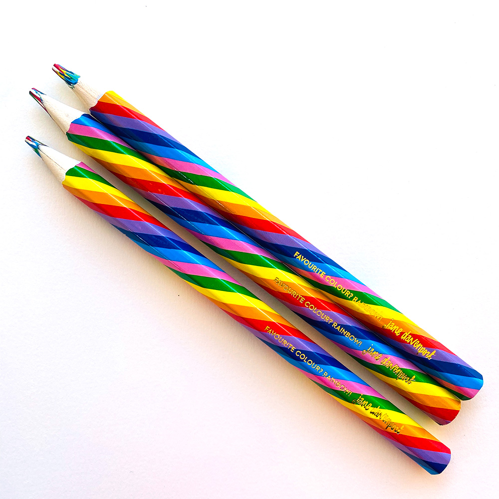 Jane Davenport Rainbow Twirl blyant flerfarget regnbueblyant