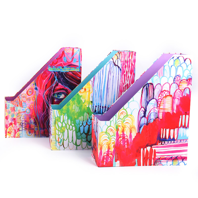 Jane Davenport Art Paper Holders papirholder med journalmotiv