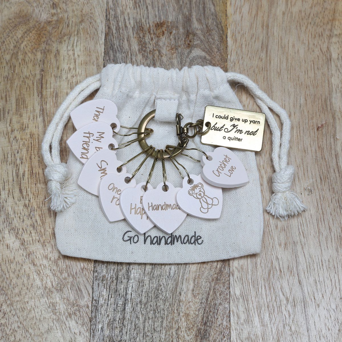 Go Handmade maskemarkører tre hekling 8 stk