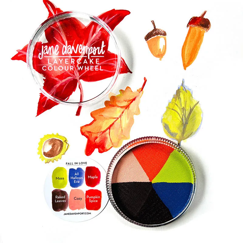 Jane Davenport Fall in Love Layercake akvarell rik