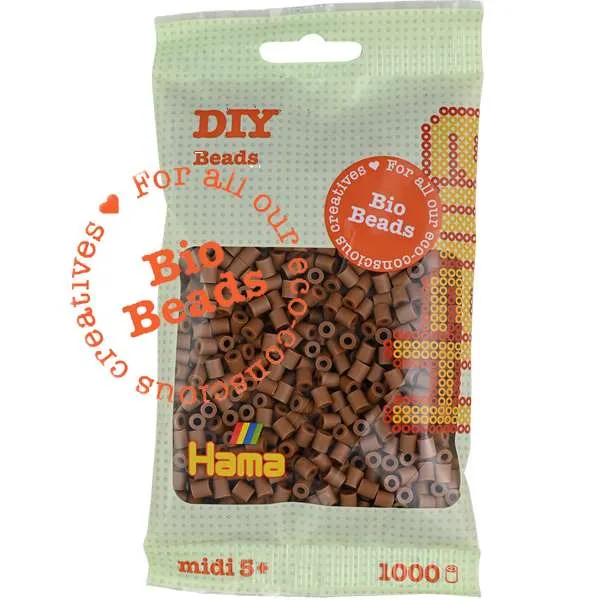 Hama Bio perler nougat 1000 stk sukkerrør