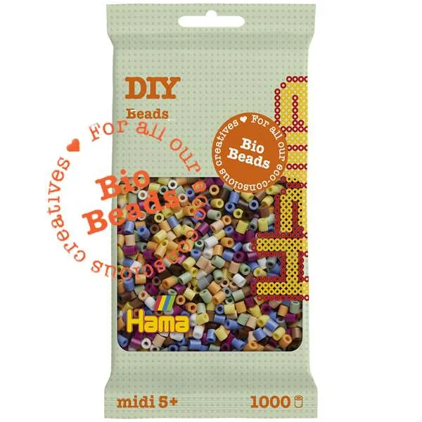Hama Bio perler 1000 mix pose sukkerrør