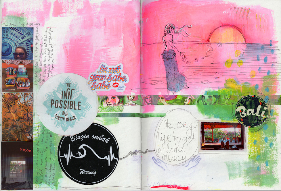 Jane Davenport Journal de Voyage Workshop nettkurs reisedagbok