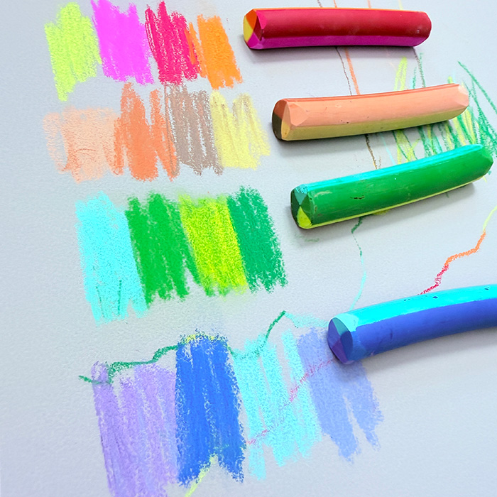 Jane Davenport MultiColour Chalk Pastels krittpasteller 4-sett myke