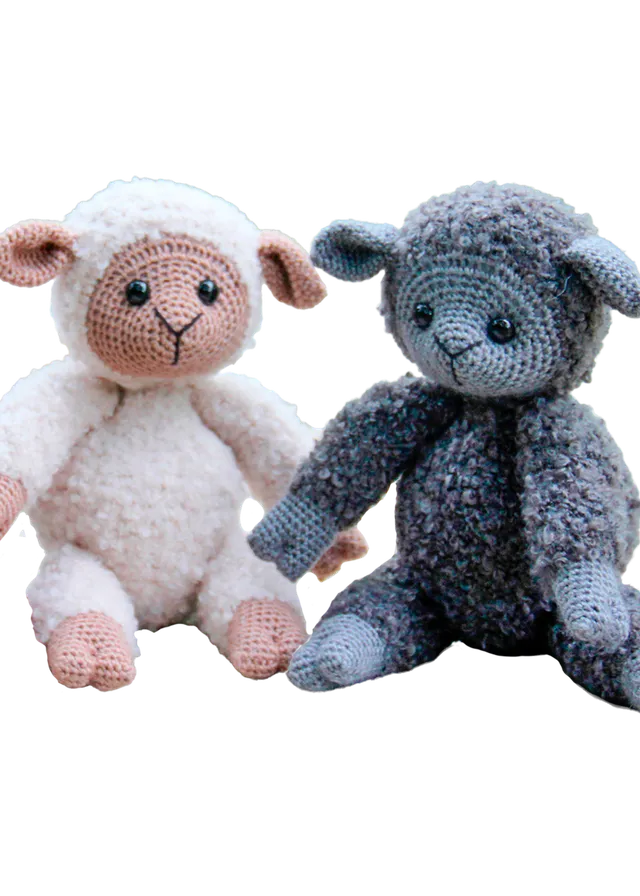Go Handmade Curly bamse hekleoppskrift 30 cm