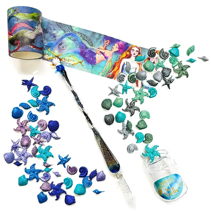 Jane Davenport Mermaid kunstsett havinspirert bundle