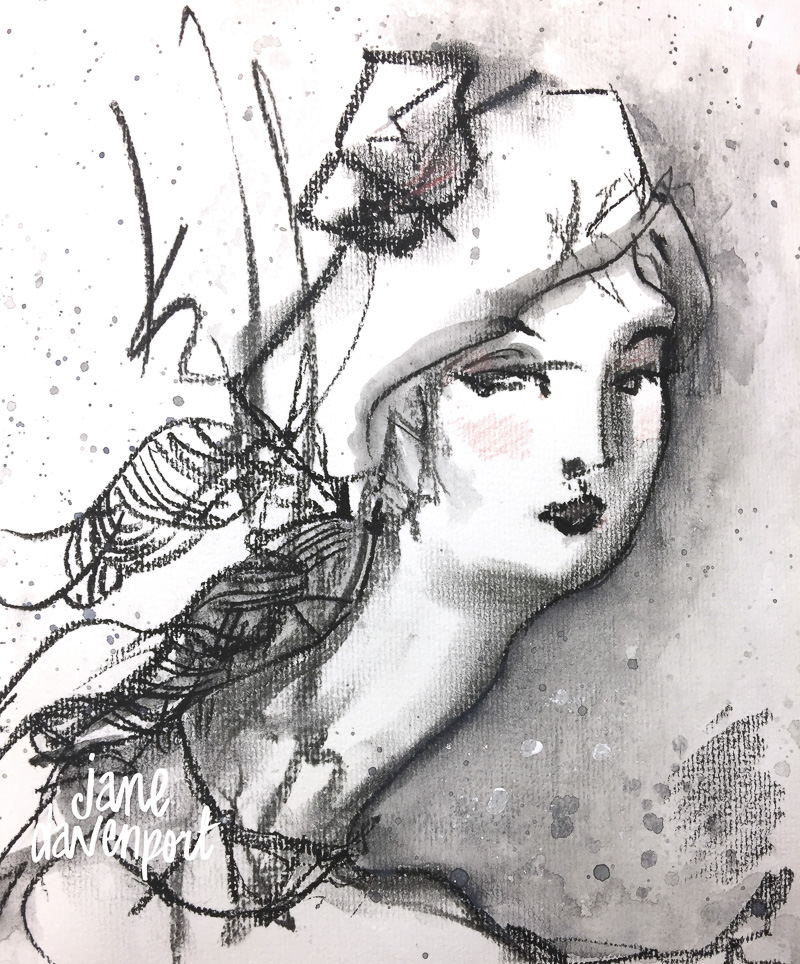 Jane Davenport Over the Rainbow Workshop nettkurs mixed media
