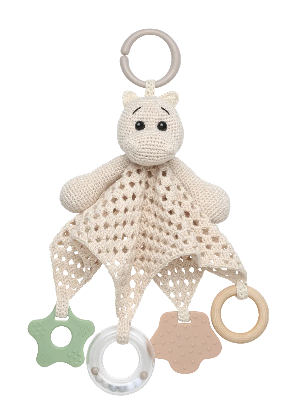 Go Handmade Sensory Hippo hekleoppskrift flodhest