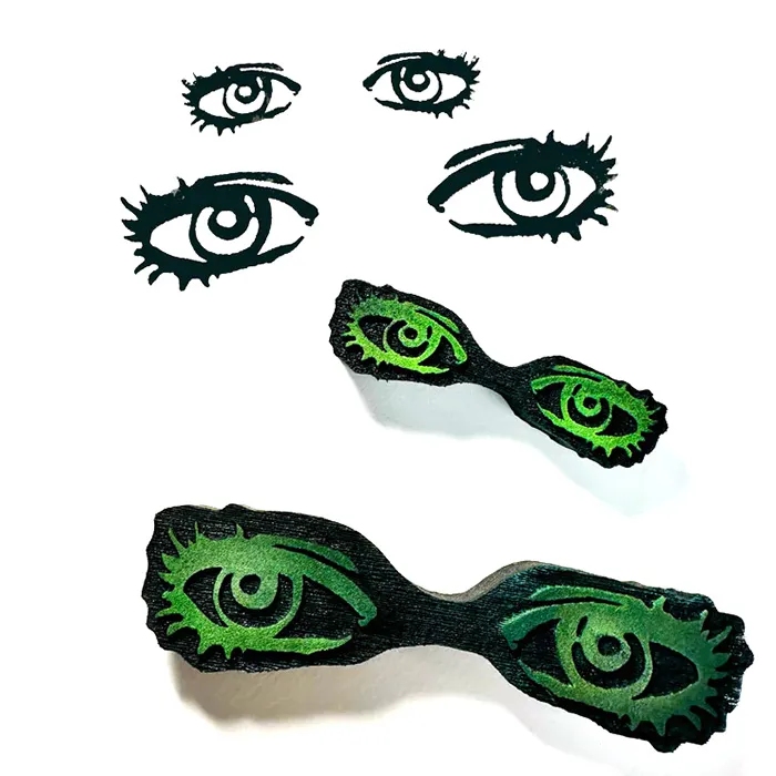 Jane Davenport EyeSee ArtFoamies stempelsett øyne