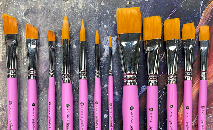 Jane Davenport Paint Brushes malepensel vegansk