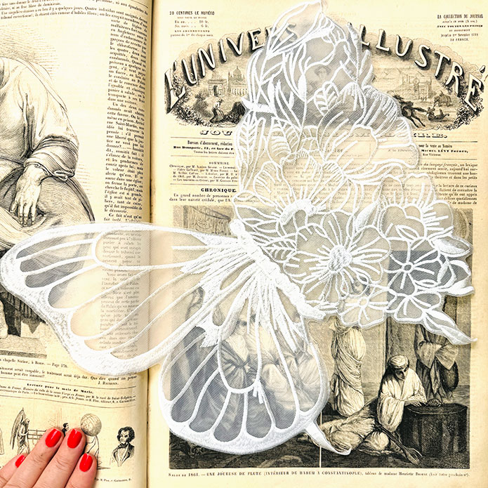 Jane Davenport Butterfly Lovely Laces sjablong blonde