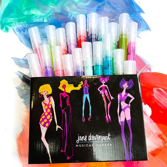 Jane Davenport Musical Markers 80s Pop Hits tusjpenner