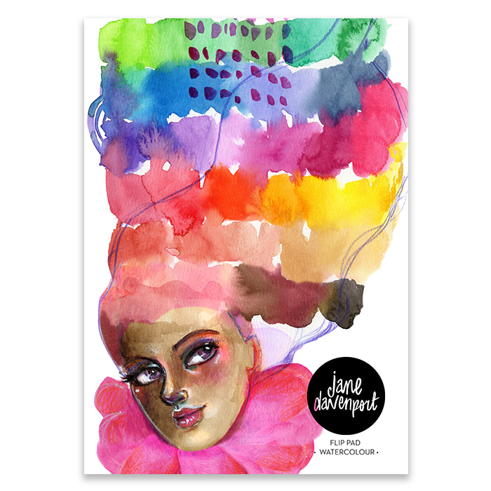 Jane Davenport Flipping Fabulous akvarellsett bundle