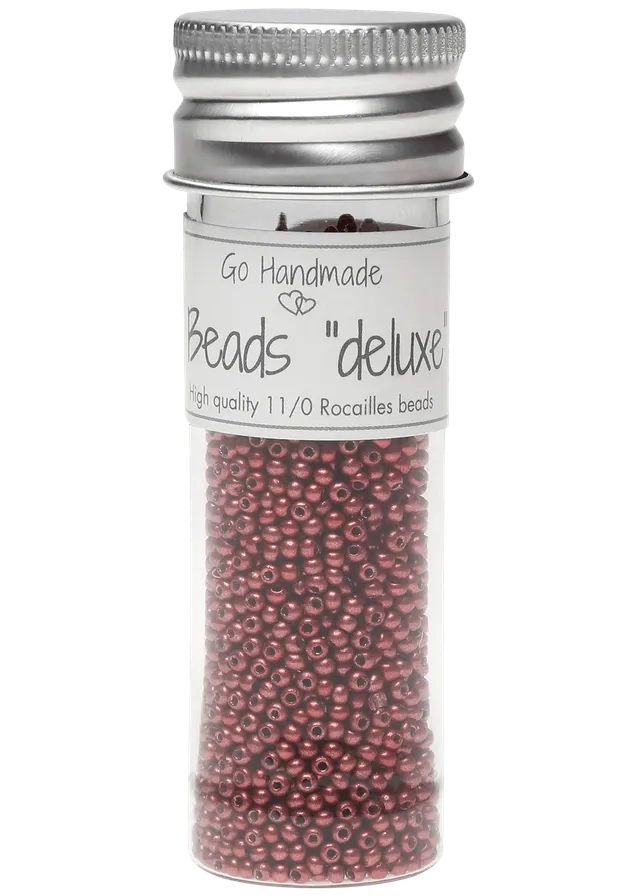 Go Handmade Glass Beads glassperler 30 g rød