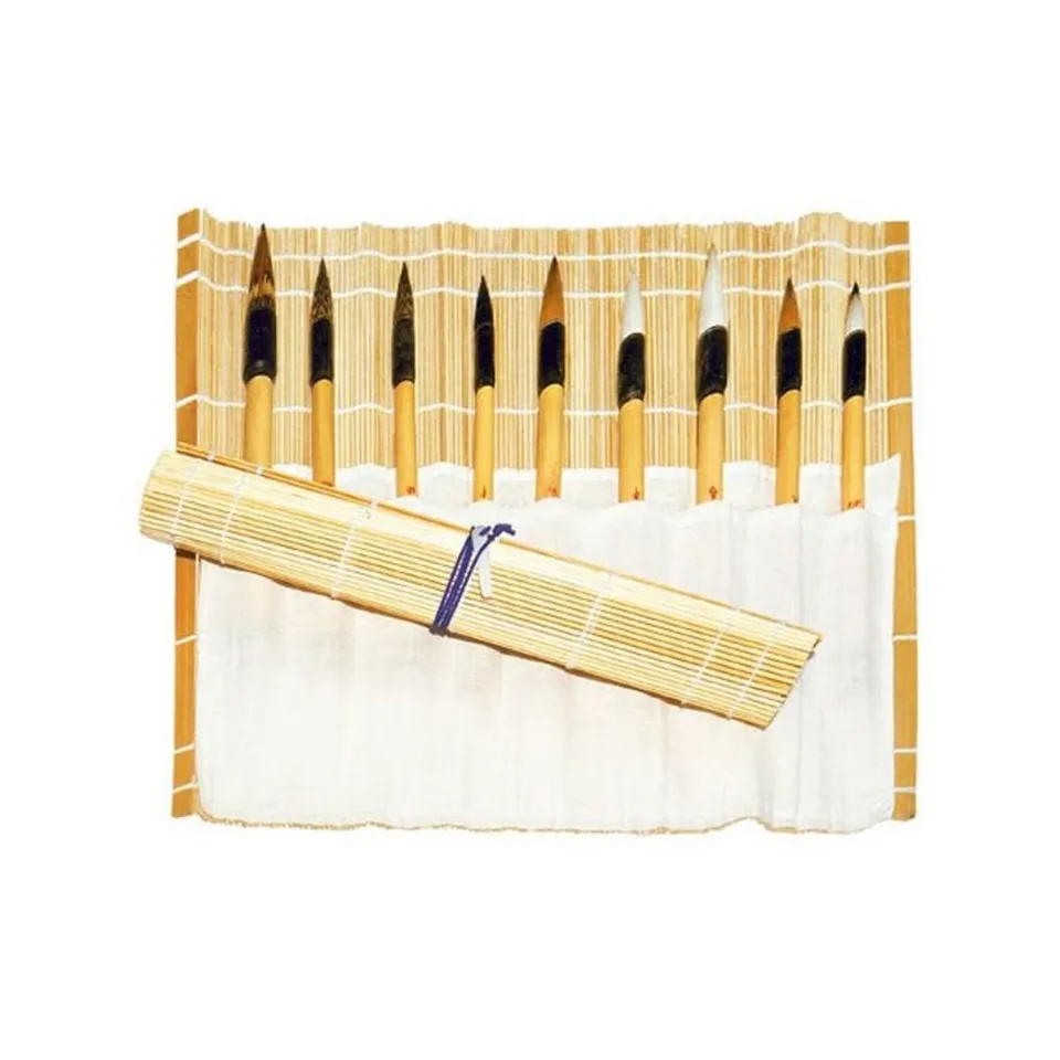 KEM penselmatte bambus 33x33cm med lommer