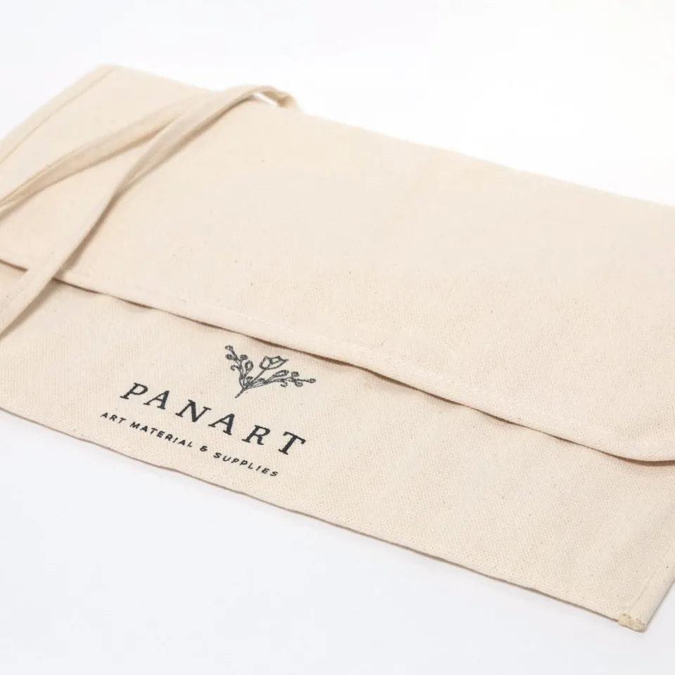 KEM PanArt penselmappe bomull 40x34 cm 22 pensler