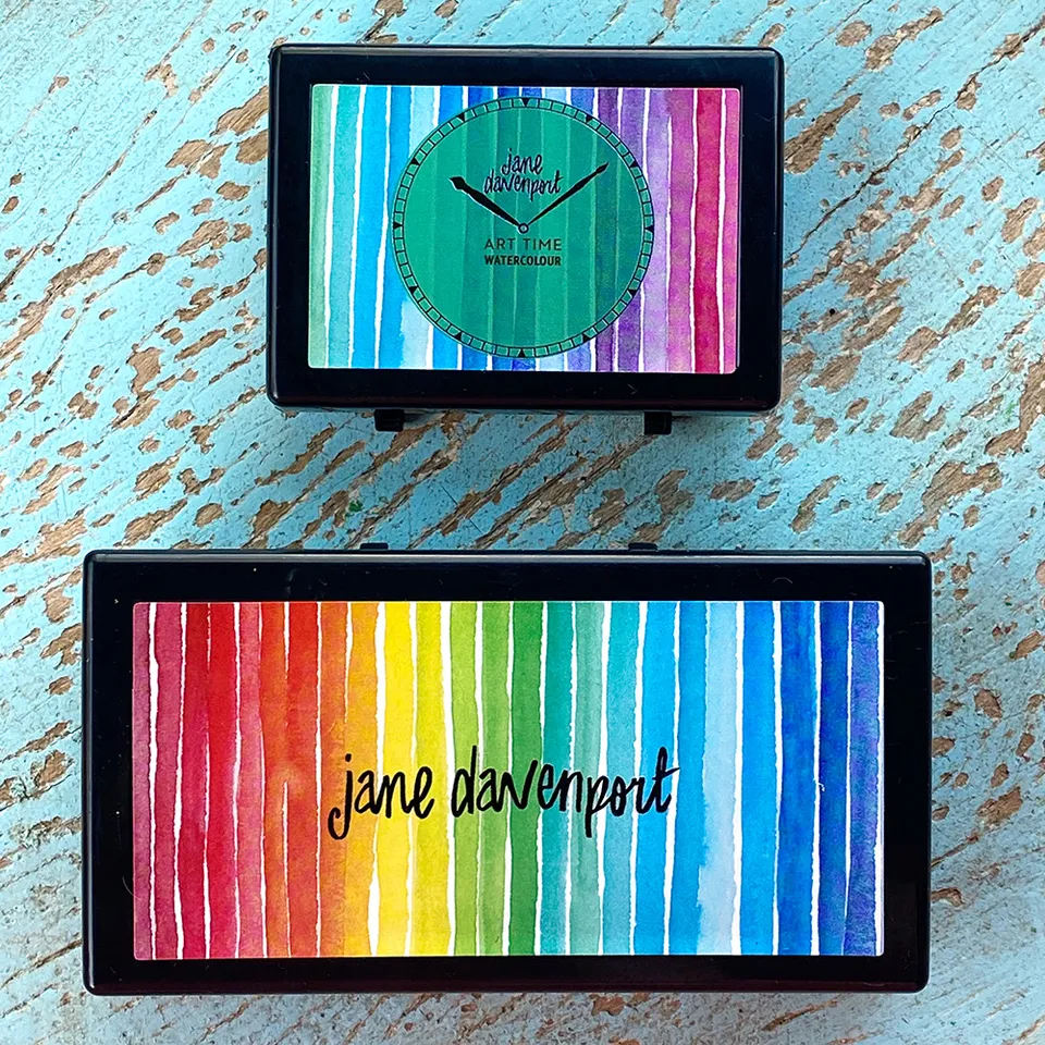 Jane Davenport Art Time Palettes akvarellpalett tom