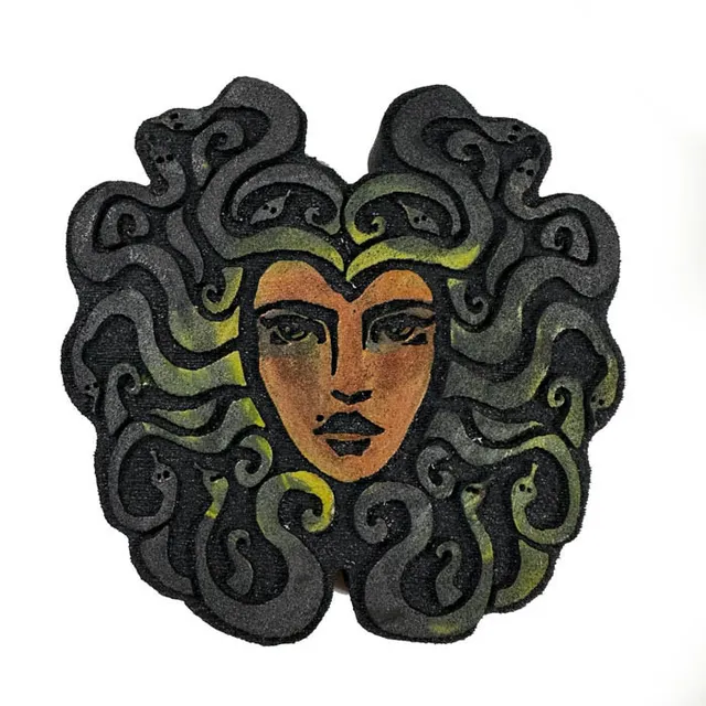Jane Davenport ArtFoamies Medusa skumstempel ansikt