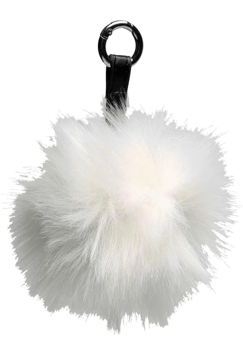Go Handmade Pompon dusk 11 cm hvit/svart fuskepels