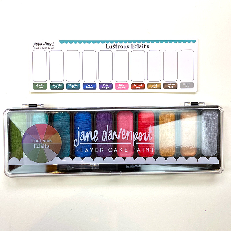 Jane Davenport LayerCake Lustrous Eclairs akvarellpalett