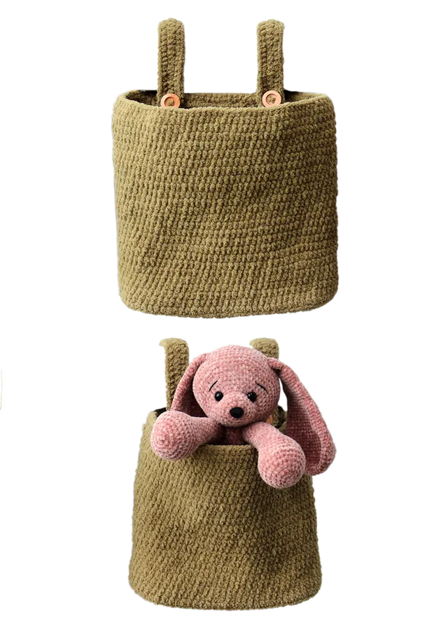 Go Handmade Baskets for the Crib hekleoppskrift 2 kurver